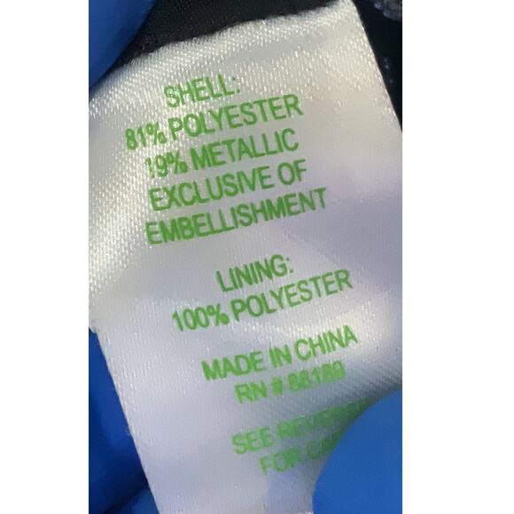 Lilly Pulitzer Sydney Brocade Dress 2 Black Gold Silver Metallic Cocktail Party - Picture 5 of 12